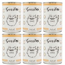 GUSSTO Cat Fresh Calf mokra karma dla kotów cielęcina 6x400 g