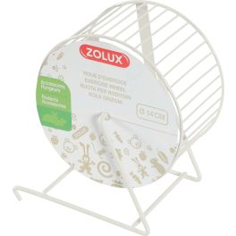 ZOLUX Kołowrotek metalowy dla gryzonia beżowy 14 cm