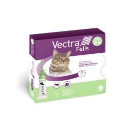 VECTRA 3D Felis Roztwór do nakrapiania dla kotów przeciw pchłom 3szt.