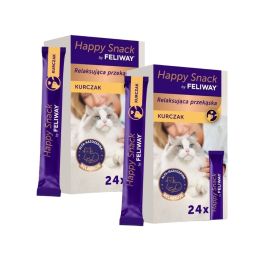 FELIWAY Happy Snack Chicken 48x15 g z kurczakiem, relaksująca przekąska dla wszystkich kotów