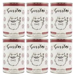 GUSSTO Cat Fresh Wild Boar mokra karma dla kotów dzik 6x400 g