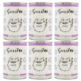 GUSSTO Cat Fresh Turkey & Duck mokra karma dla kotów indyk i kaczka 6x400 g
