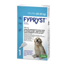 KRKA FYPRYST Spot-on 268 mg/2,68 ml na pchły i kleszcze