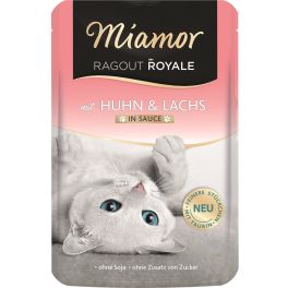 MIAMOR Ragout Royale in Sauce Chicken&Salmon saszetka w sosie kurczak i łosoś dla kotów 100 g