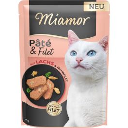 MIAMOR Pate and Filet with Salmon kawałki filetów z łososiem 85 g