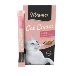 MIAMOR Cat Cream krem z łososia 6 x 15 ml