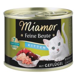 MIAMOR Feine Beute Kitten Poultry z drobiem dla kociąt 24x185g