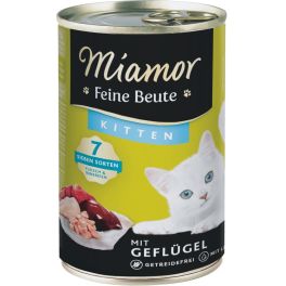 MIAMOR Feine Beute Kitten Poultry z drobiem dla kociąt 24x400g