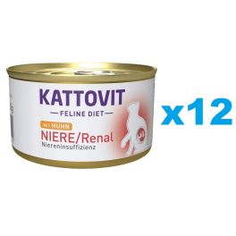 KATTOVIT Feline Diet Niere/Renal Chicken kurczak 12 x 85 g