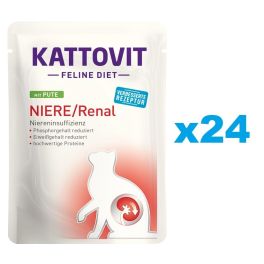 KATTOVIT Feline Diet Niere/Renal indyk 24 x 85 g