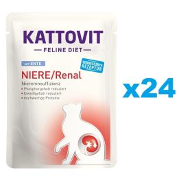 KATTOVIT Feline Diet Niere/Renal kaczka 24 x 85 g