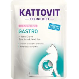 KATTOVIT Feline Diet Gastro Łosoś z ryżem 85 g