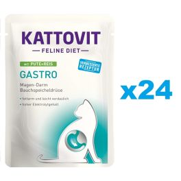 KATTOVIT Feline Diet Gastro Indyk z ryżem 24 x 85 g