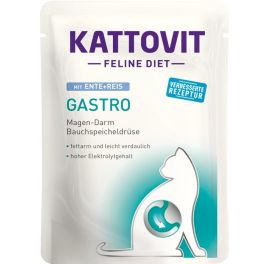 KATTOVIT Feline Diet Gastro Kaczka z ryżem 85 g