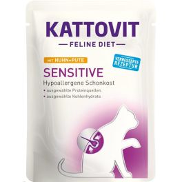 KATTOVIT Feline Diet Sensitive Kurczak i indyk 85 g