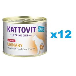 KATTOVIT Feline Diet Urinary Cielęcina 12 x 185 g