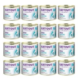 KATTOVIT Feline Diet Gastro Kaczka 12x185 g