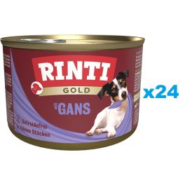 RINTI Gold Goose Mini Gęś dla psów ras małych 24x185 g