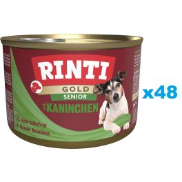 RINTI Gold Senior Rabbit Mini Królik dla starszych psów ras małych 48x185 g