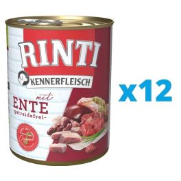 RINTI Kennerfleisch Duck kaczka 12 x 800 g