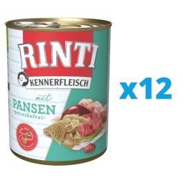 RINTI Kennerfleisch Rumen ze żwaczami 12 x 800 g