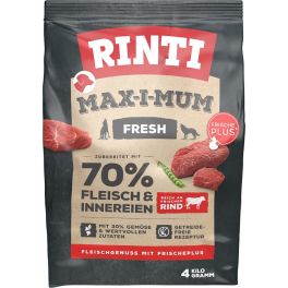RINTI MAX-I-MUM Beef z wołowiną 4 kg