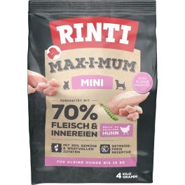 RINTI MAX-I-MUM Mini Adult Chicken z kurczakiem dla psów ras małych 4 kg