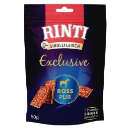 RINTI Singlefleisch Exclusive Snack Horse przysmak z koniną dla psów 50 g
