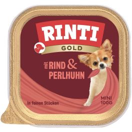 RINTI Gold Beef&Guinea fowl Mini tacka wołowina i perliczka 100 g