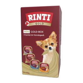 RINTI Gold Mini Multibox 8x100 g mokra karma dla dorosłych psów małych ras