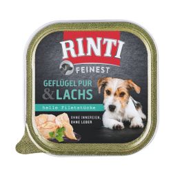 RINTI Feinest Poultry Pure&Salmon tacka drób i łosoś 150 g