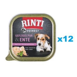 RINTI Feinest Poultry Pure&Duck tacka drób i kaczka 12x150 g