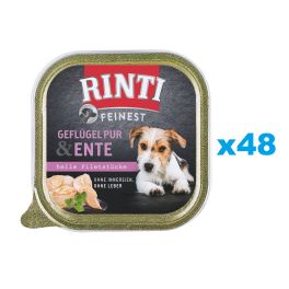 RINTI Feinest Poultry Pure&Duck tacka drób i kaczka 48x150 g
