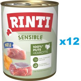 RINTI Sensible Indyk z marchewką 12x800 g