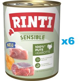 RINTI Sensible Indyk z marchewką 6x800 g