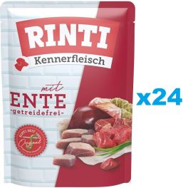 RINTI Kennerfleisch Duck Kaczka saszetka 24x400 g