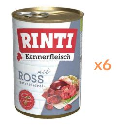 RINTI Kennerfleisch Konina 6x400 g mokra karma dla psów