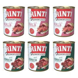 RINTI Kennerfleisch Mix smaków jeleń, cielęcina 6x800 g