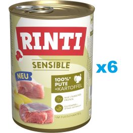 RINTI Sensible Indyk z ziemniakami 6x400 g