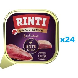 RINTI Singlefleisch Exclusive Duck Pure monobiałkowa karma z kaczką 24x150 g
