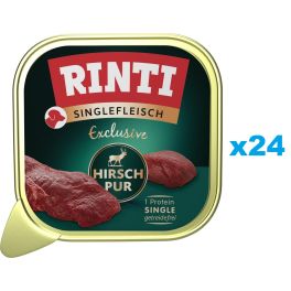 RINTI Singlefleisch Exclusive Venison Pure monobiałkowa karma z dziczyzną 24x150 g