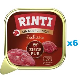 RINTI Singlefleisch Exclusive Goat Pure monobiałkowa karma z koziną 6x150 g