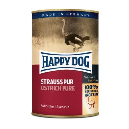 HAPPY DOG Pur Strauss ze strusiem 400g
