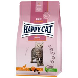 HAPPY CAT Junior Farm Duck Kaczka 4 kg bezzbożowa sucha karma dla kociąt