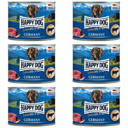 HAPPY DOG Sensible Pure Germany Wołowina 6x200 g karma mokra dla psów