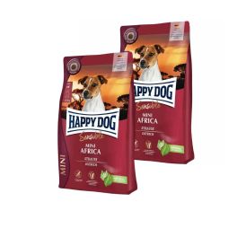 HAPPY DOG Sensible Mini Africa 2x4 kg ze strusiem