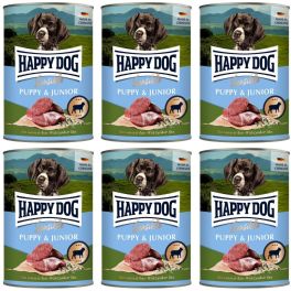 HAPPY DOG Sensible Puppy Junior Jagnięcina i ryż 6x400 g mokra karma dla szczeniąt i młodych psów