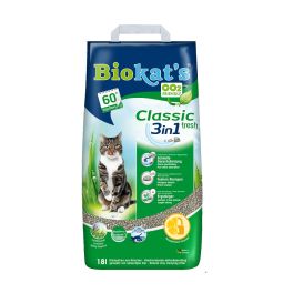 BIOKAT'S Classic 3w1 Fresh 18 l żwirek bentonitowy o zapachu świeżej trawy