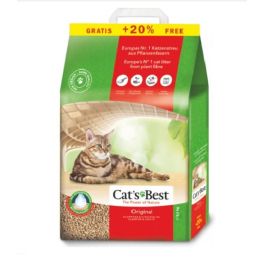 JRS Cat’s Best Original 10 l + 20% GRATIS Żwirek drewniany zbrylający
