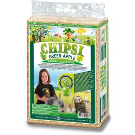 JRS Chipsi Green Apple trociny dla gryzoni o zapachu jabłka 1 kg